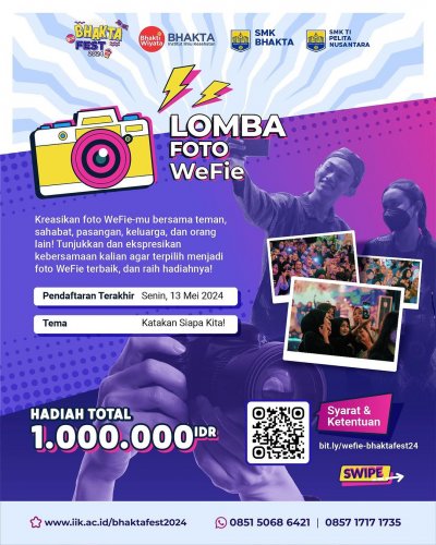 Bhakta Fest 2024 Juga Adakan Lomba Foto WeFie 