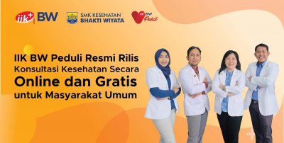 Prima dalam Layanan: IIK BW Peduli Rilis Program Baru �Konsultasi Kesehatan�� Secara Online dan Gratis untuk Masyarakat Umum
