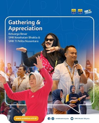 Keluarga Besar SMK Ikuti Kegiatan Gathering Family