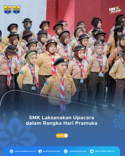 SMK Laksanakan Upacara dalam Rangka Hari Pramuka