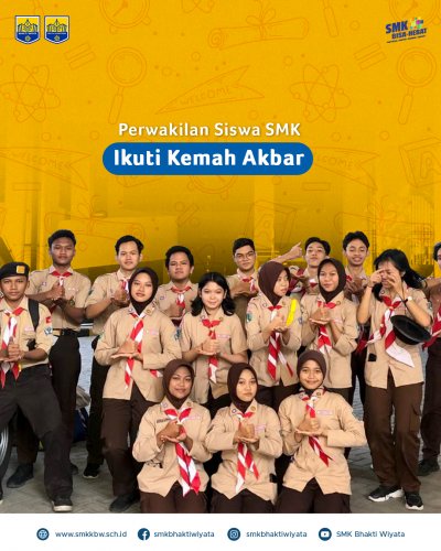 Perwakilan Siswa SMK Ikuti Kemah Akbar dalam Rangka Hari Pramuka